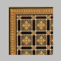 Ceramic tile set by A W N Pugin, produced by Minton in the 1840s. (2).jpg
